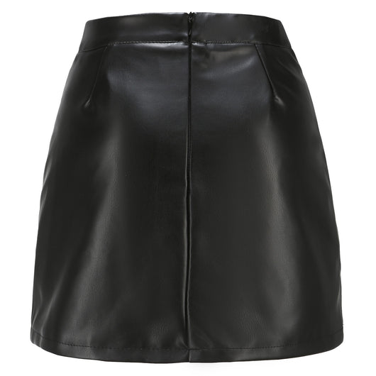 Falda de Cuero Elástico para Mujer - Image 6