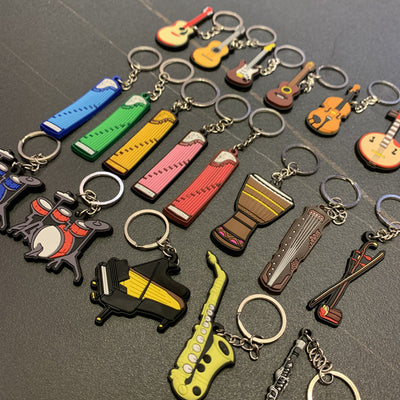 Llavero Guitarra de Silicona - Accesorio Musical Versátil - Image 25