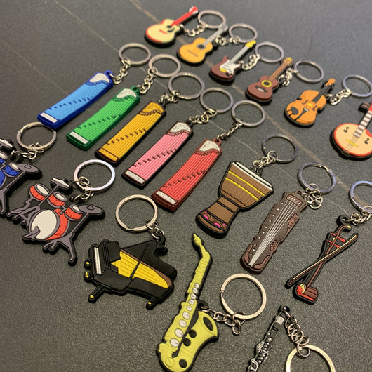 Llavero Guitarra de Silicona - Accesorio Musical Versátil - Image 25