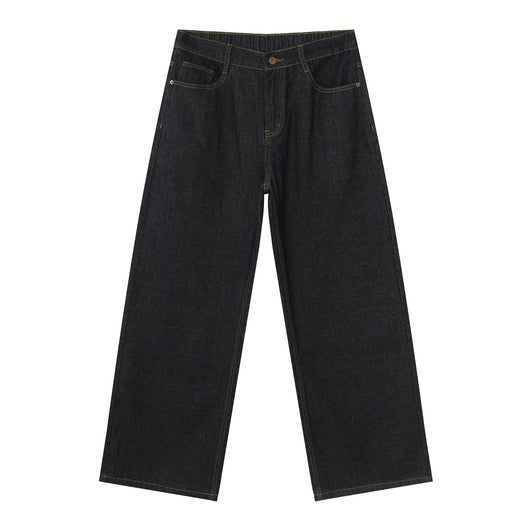 Jeans Retro Holgados con Cintura Elástica Estilo Coreano para Hombre - Image 10