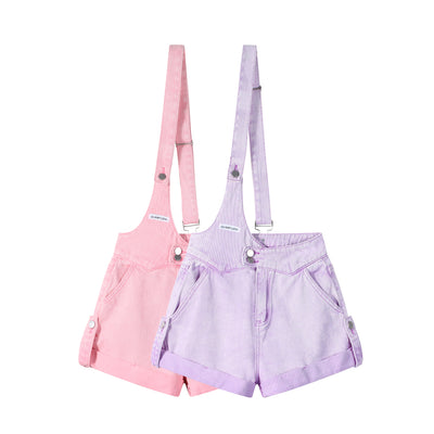 Shorts de Mezclilla Infantiles con Tirantes Ajustables - Image 9