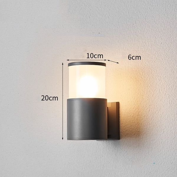 Aplique de Pared LED Moderno para Exterior, Resistente al Agua