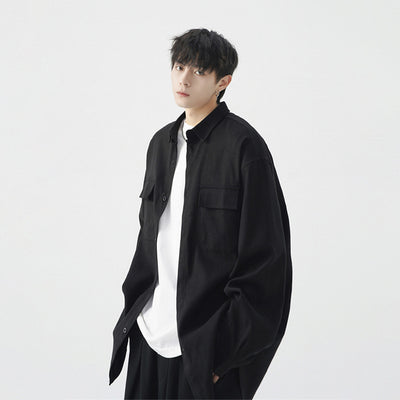 Camisa Jacket Casual Oversize para Hombre - Talla Grande - Image 3