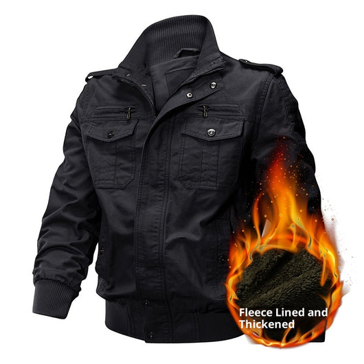 Chaqueta de Trabajo Suelta en Algodón - Image 10