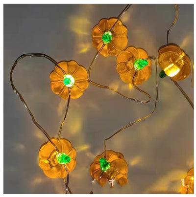 Cadena de Luces LED Calabazas con Batería para Decoración Halloween - Image 7
