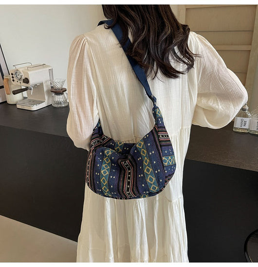 Bolso Bandolera Étnico Dumpling de Gran Capacidad - Estilo Moderno para Mujer - Image 29