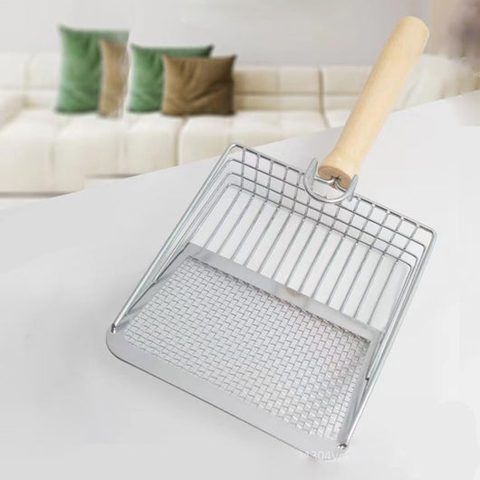 Pala Recogedora de Arena para Gatos con Mango de Madera - Image 7