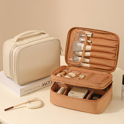 Bolsa de Maquillaje Oxford con Divisores Portátil