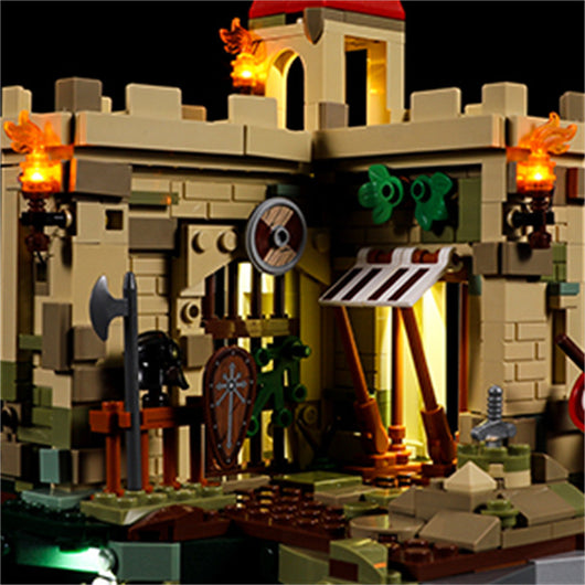 Castillo Medieval con Iluminación LED - Juguete Construcción Bloques - Image 22