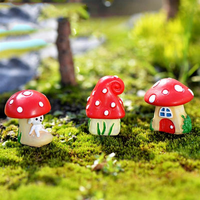 Miniatura de Paisaje con Setas - Ornamento Bonsái en Maceta - Image 6