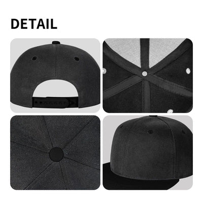 Gorra Infantil Hip Hop con Visera Plana y Detalles Contrastantes - Image 11