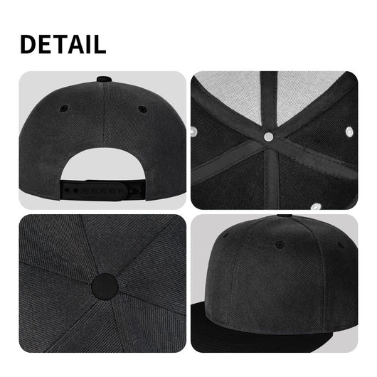 Gorra Infantil Hip Hop con Visera Plana y Detalles Contrastantes - Image 11