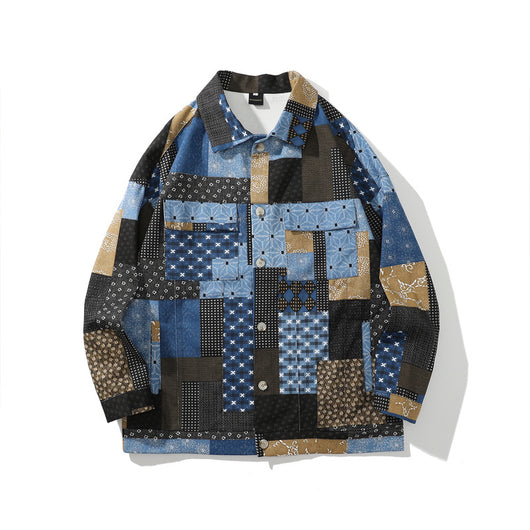 Camisa de Trabajo Manga Larga con Combinación de Colores para Hombre - Image 14