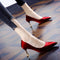 Tacones Altos Satinados con Punta Fina - Stiletto Versátil para Mujer