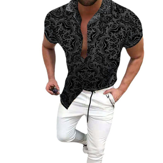 Playera Deportiva Estampada de Secado Rápido para Hombre - Image 8