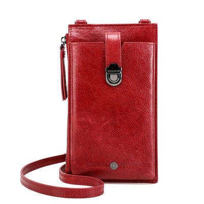 Bolso para Celular en Cuero Genuino - Cartera Táctil para Dama - Image 13