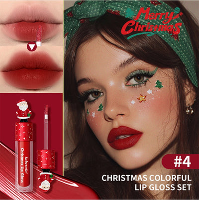 Set de 6 Labiales Mate Velvet Rojo Navidad - Regalo Perfecto - Image 14