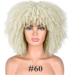 Peluca Afro Rizada Corta 12 Pulgadas - Cabello Natural Africano - Image 3