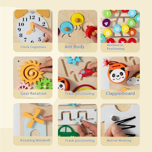 Tablero Interactivo de Pared para Aprendizaje Temprano - Juego Educativo Multifuncional - Image 2