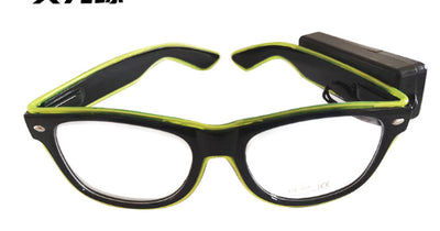 Gafas LED EL Wire 7 Colores Intermitentes - Accesorios Luminosos para Fiestas - Image 36
