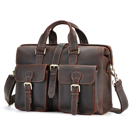 Bolso de Cuero Genuino para Negocios - Image 6
