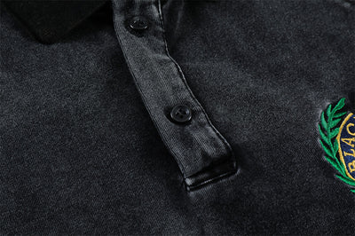 Polo Manga Corta con Bordado para Hombre - Image 11