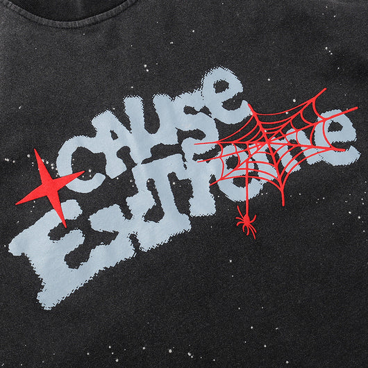 Camiseta de Manga Corta con Estampado de Letras para Hombre - Image 4