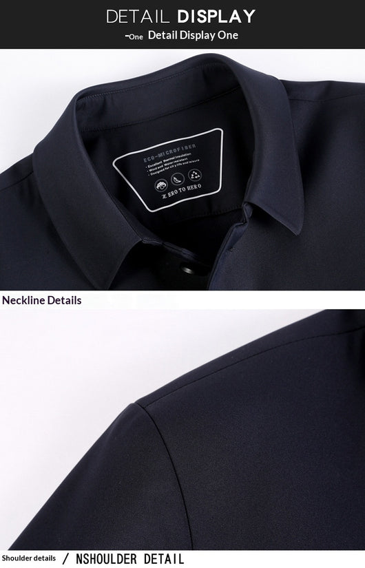 Abrigo Trench Coat Ejecutivo Largo para Hombre - Image 17