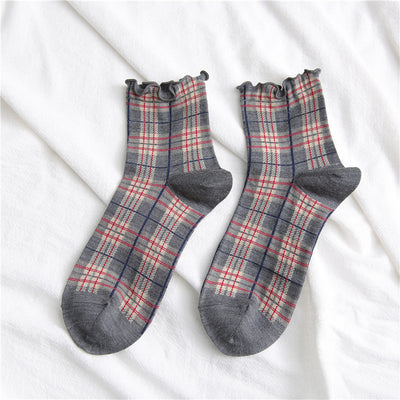 Calcetines Estampado Cuadros para Mujer - Image 4