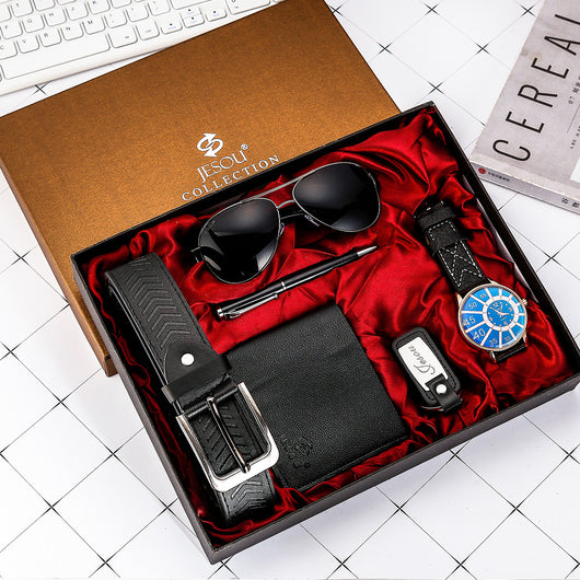 Conjunto de Regalo Elegante para Hombre: Reloj, Cinturón y Billetera - Image 2