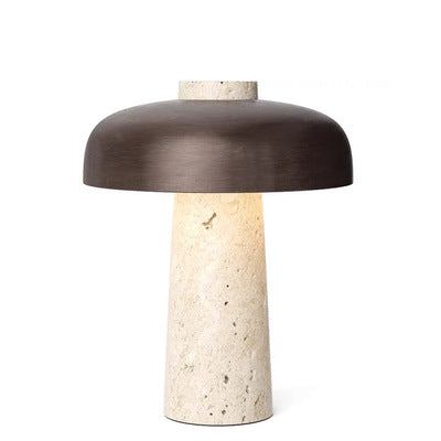 Lámpara de Mesa Mármol y Vidrio para Sala y Estudio - Image 3