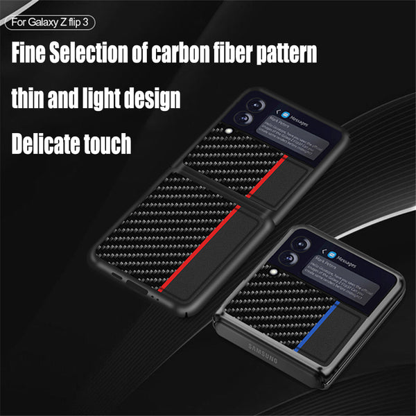 Funda Protectora de Fibra de Carbono con Diseño Bicolor