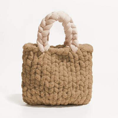 Bolsa Bucket Tejida a Mano para Mujer - Image 23