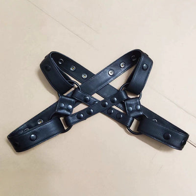 Arnés de Pecho Cinturón Ajustable para Hombre - Estilo Biker Nocturno - Image 11