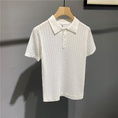 Camiseta Tipo Polo Cuello Solapa - Hombre Verano Versátil - Image 12