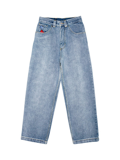 Jeans Hip Hop Casual para Hombre con Bolsillo Elefante Bordado - Image 5
