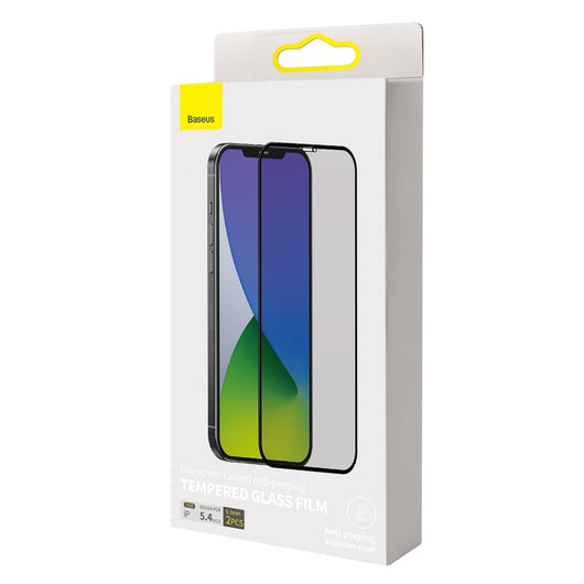 Protector de Pantalla Curvo Privacidad 0.3mm para iPhone 5.4 Pulgadas - Pack 2 Piezas - Image 4