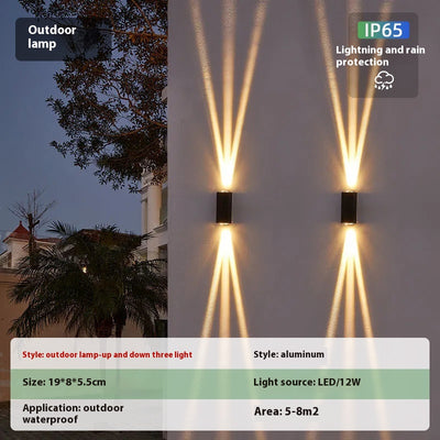 Lámpara LED Impermeable para Exterior - Diseño Moderno para Pasillos y Salas - Image 9