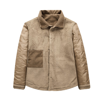 Chaqueta de Cachemira Gruesa para Hombre - Corte Holgado y Casual - Image 6