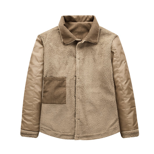 Chaqueta de Cachemira Gruesa para Hombre - Corte Holgado y Casual - Image 6