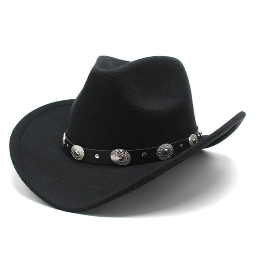 Sombreros Vaqueros de Lana para Parejas - Estilo Minimalista Unisex - Image 5