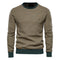 Sudadera Hombre Cuello Redondo Bicolor Estilo Europeo