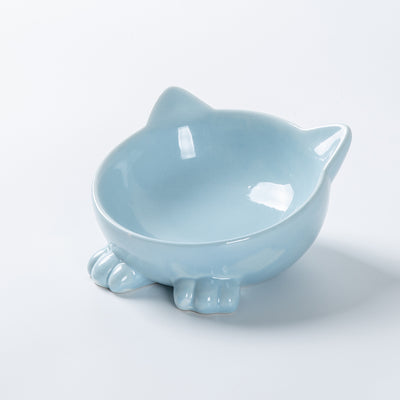 Comedero Elevado para Gatos Cerámica con Diseño Felino - Image 8