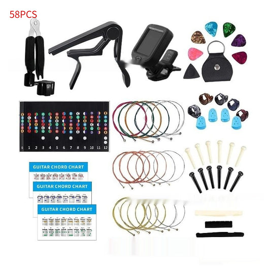 Kit Completo de Accesorios para Guitarra - Púas, Cuerdas y Estuche - Image 3