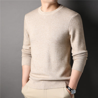 Suéter Tejido Slim Fit para Hombre - Diseño Ejecutivo Cuello Redondo Otoño - Image 9
