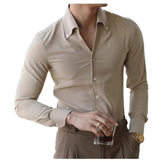 Camisa Italiana de Cuello Clásico para Hombre - Colección Otoño - Image 6