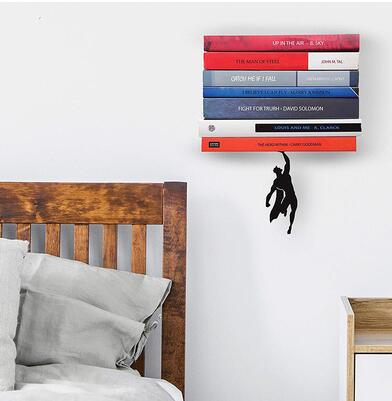 Soporte Metálico Creativo para Libros - Organizador de Escritorio para Estudiantes