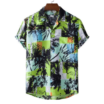 Camisa de Manga Corta Estampada para Hombre - Image 7