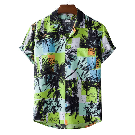 Camisa de Manga Corta Estampada para Hombre - Image 7