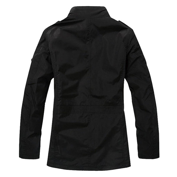 Blazer Ejecutivo Talla Grande con Cuello Alzado - Casual Profesional
